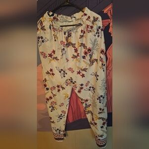 Floral Print Pants